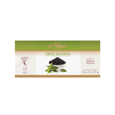 Herbata zielona SIR WILLIAM'S ROYAL Green Kingdom 12 saszetek