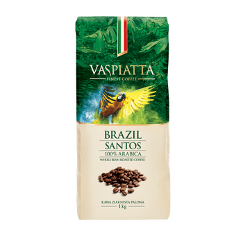 Kawa ziarnista Vaspiatta Brazil Santos 1000g