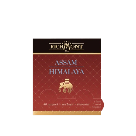 Herbata czarna RICHMONT Assam 40 Saszetek z Zestawem do Celebracji
