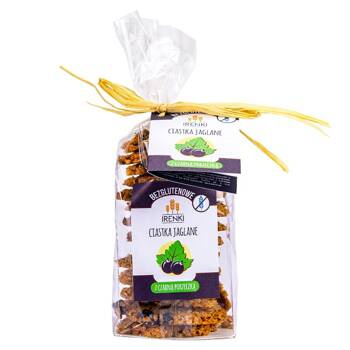 Ciastka jaglane z czarną porzeczką Irenki