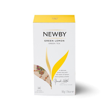 Herbata zielona NEWBY Green Lemon 25 saszetek