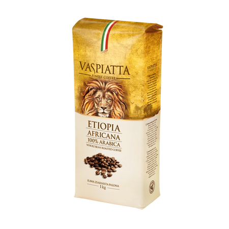 2 Produkt -20 % Kawa ziarnista Vaspiatta Etiopia Africana 1000g