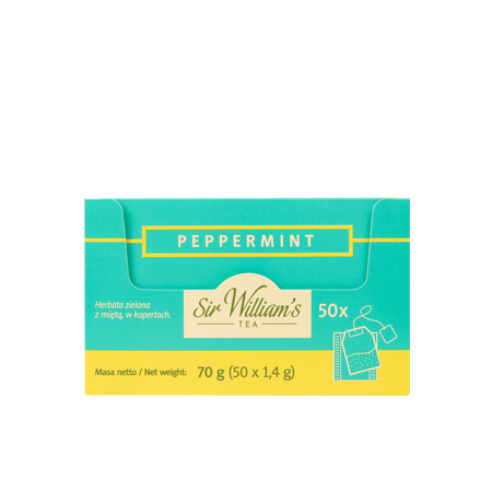 Herbata ziołowa SIR WILLIAM'S TEA Peppermint 50 saszetek
