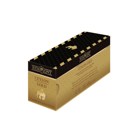 Zestaw Richmont Ceylon Gold 12 Saszetek + Szklanka Richmont Hot
