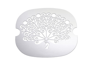 Ozdobna tacka ociekowa La Pavoni Chrom LPAGPELS01