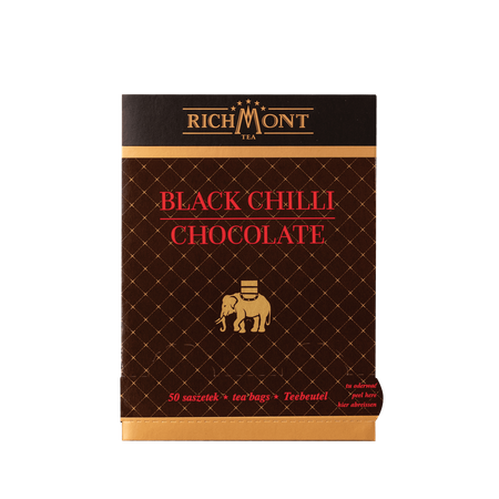 Herbata czarna RICHMONT Black Chilli Chocolate 50 saszetek
