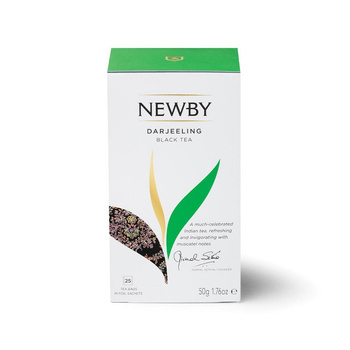 Herbata czarna NEWBY Darjeeling 25 saszetek