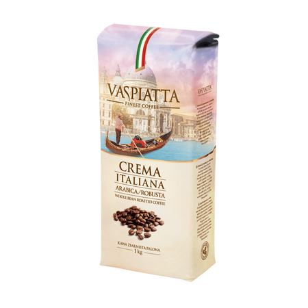 2 Produkt -20% Kawa ziarnista Vaspiatta Crema Italiana 1000g