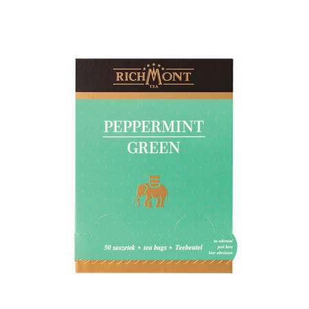 Herbata zielona RICHMONT Peppermint Green 50 saszetek