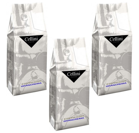 Zestaw 2 kg + 1Kg Gratis Cellini Bar Gran Crema 85% Arabica 15% Robusta