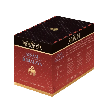 Herbata czarna RICHMONT Assam 40 Saszetek z Zestawem do Celebracji