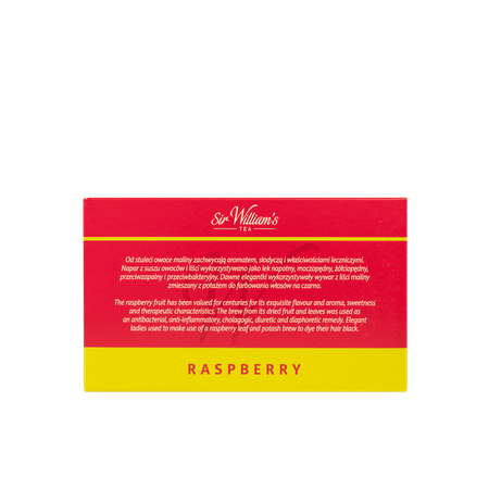 Herbata owocowa SIR WILLIAM'S TEA Raspberry 50 saszetek