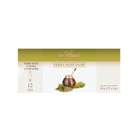 Herbatayerba mate SIR WILLIAM'S ROYAL Yerba Mate Dame 12 saszetek