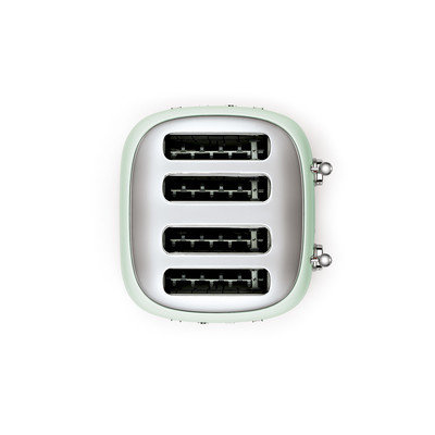 Toster na cztery kromki, zielony, 2000 W