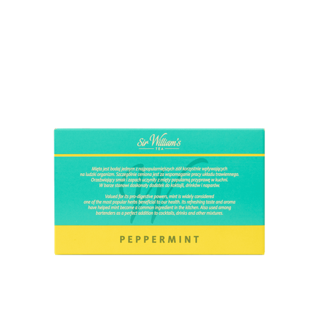 Herbata ziołowa SIR WILLIAM'S TEA Peppermint 50 saszetek