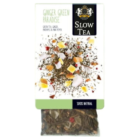 Herbata owocowa Slow Tea Ginger Paradise zielona 25 szt.