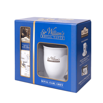 Zestaw do zaparzania & Herbata  czarna SIR WILLIAM'S ROYAL Royal Earl Grey 12 saszetek