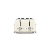 Toster na cztery kromki, kremowy, 2000 W