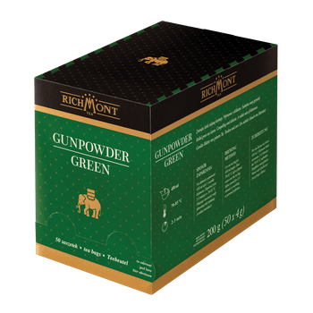 Herbata zielona RICHMONT Gunpowder Green 50 saszetek