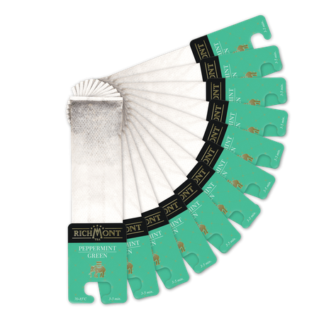 Herbata zielona RICHMONT Peppermint Green 12 saszetek