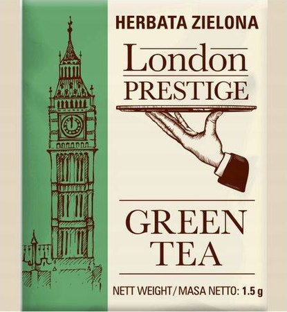Herbata zielona LONDON PRESTIGE Green Tea 1000 saszetek