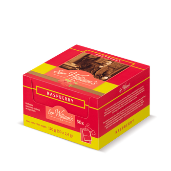 Herbata owocowa SIR WILLIAM'S TEA Raspberry 50 saszetek