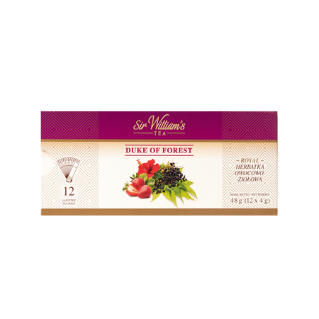 Herbata owocowa SIR WILLIAM'S ROYAL Duke of Forest 12 saszetek