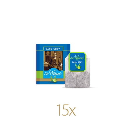 Herbata czarna SIR WILLIAM'S TEA Earl Grey 50 saszetek