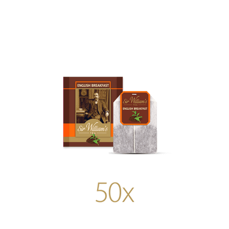 Herbata czarna SIR WILLIAM'S TEA English Breakfast 50 saszetek