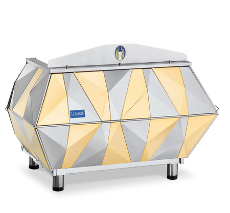 Ekspres kolbowy do kawy La Pavoni DIAMANTE E61 wolumetryczny, 2-grupowy, złoty