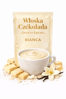Czekolada włoska ANTICO EREMO Bianca (biała) 30g/10 sztuk