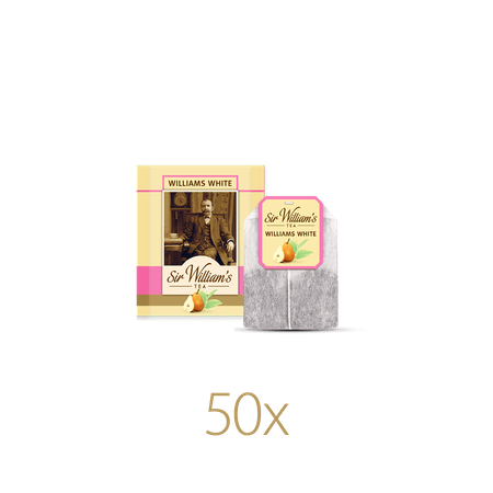 Herbata biała SIR WILLIAM'S TEA Williams White 50 saszetek