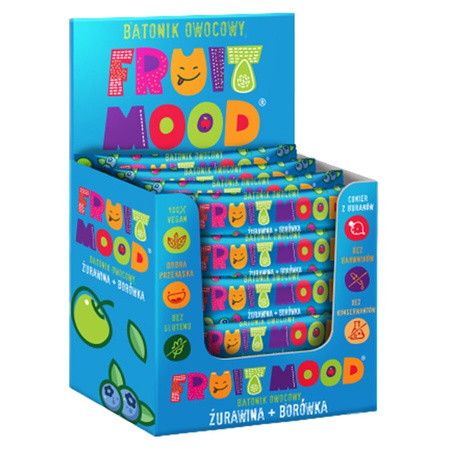 Batonik owocowy - żurawina i borówka Fruit Mood