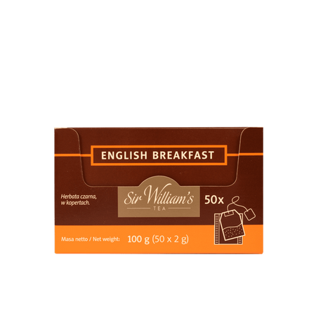 Herbata czarna SIR WILLIAM'S TEA English Breakfast 50 saszetek