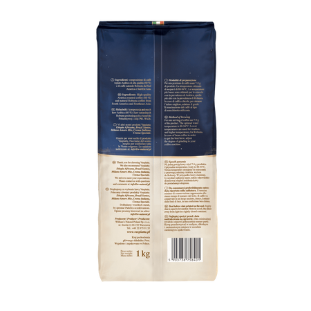 2 Produkt - 20% Kawa ziarnista Vaspiatta Roma Classica 1000g