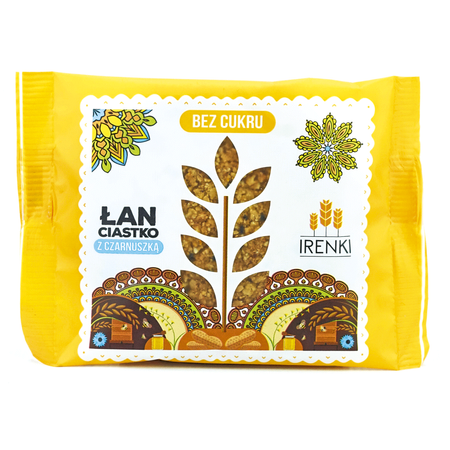 Ciastko ŁAN bez dodatku cukru z czarnuszką Irenki