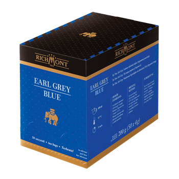 Herbata czarna RICHMONT Earl Grey Blue 50 saszetek