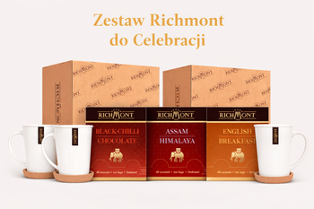 Zestaw Herbat Richmont 40 Saszetek z Zestawem do Celebracji Kup 3, a trzeci otrzymasz 30% taniej