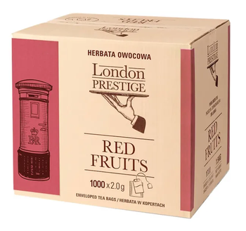 Herbata owocowa LONDON PRESTIGE Red Fruits 1000 saszetek