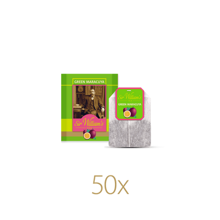 Herbata zielona SIR WILLIAM'S TEA Green Maracuja 50 saszetek