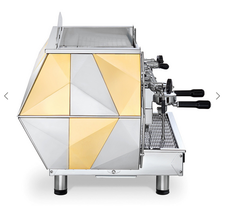 Ekspres kolbowy do kawy La Pavoni DIAMANTE E61 wolumetryczny, 2-grupowy, złoty