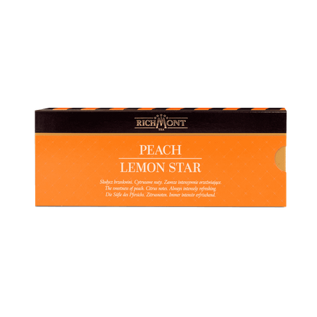 Herbata owocowa RICHMONT Peach Lemon Star 12 saszetek