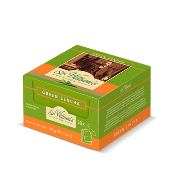 Herbata zielona SIR WILLIAM'S TEA Green Sencha 50 saszetek