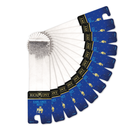 Zestaw Richmont Earl Grey Blue 12 Saszetek + Szklanka Richmont Hot