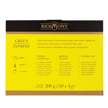 Herbata zielona RICHMONT Green Jasmine 50 saszetek