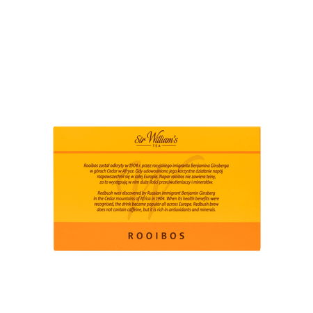 Herbata SIR WILLIAM'S TEA Tea Rooibos 50 saszetek