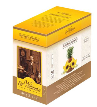 Herbata owocowa Rooibos Sir William's Rooibos Crown 50 Saszetek