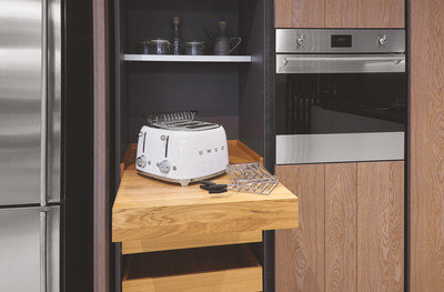 Toster na cztery kromki, biały, 2000 W