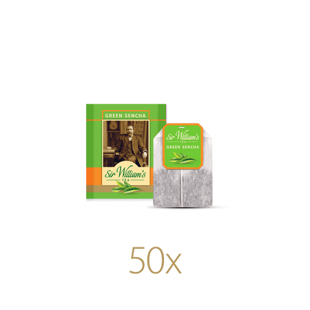 Herbata zielona SIR WILLIAM'S TEA Green Sencha 50 saszetek