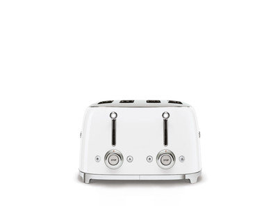 Toster na cztery kromki, biały, 2000 W